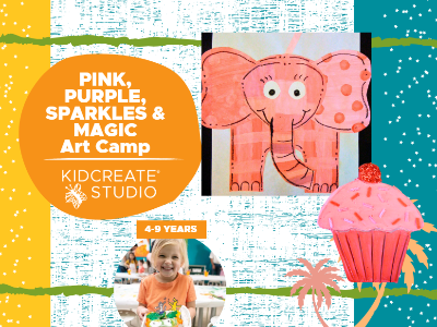 Pink, Purple, Sparkles & Magic Art Camp (4-9 Years)